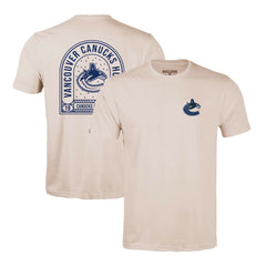 Vancouver Canucks Levelwear Richmond Stained Glass T-Shirt - Khaki - NHL 202038994