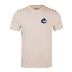 Vancouver Canucks Levelwear Richmond Stained Glass T-Shirt - Khaki - NHL 202038994