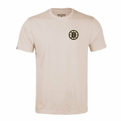 Boston Bruins Levelwear Richmond Stained Glass T-Shirt - Khaki - NHL 202038995