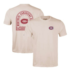 Montreal Canadiens Levelwear Richmond Stained Glass T-Shirt - Khaki - NHL 202038996