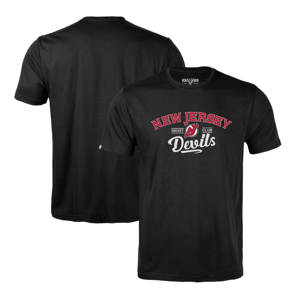 New Jersey Devils Levelwear Richmond Ice Wall T-Shirt - Black - NHL 202039000