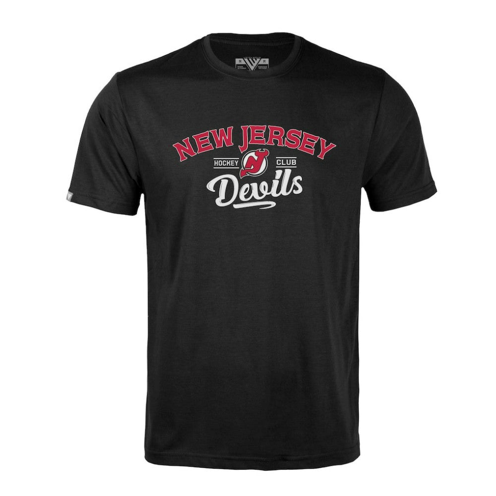 New Jersey Devils Levelwear Richmond Ice Wall T-Shirt - Black - NHL 202039000
