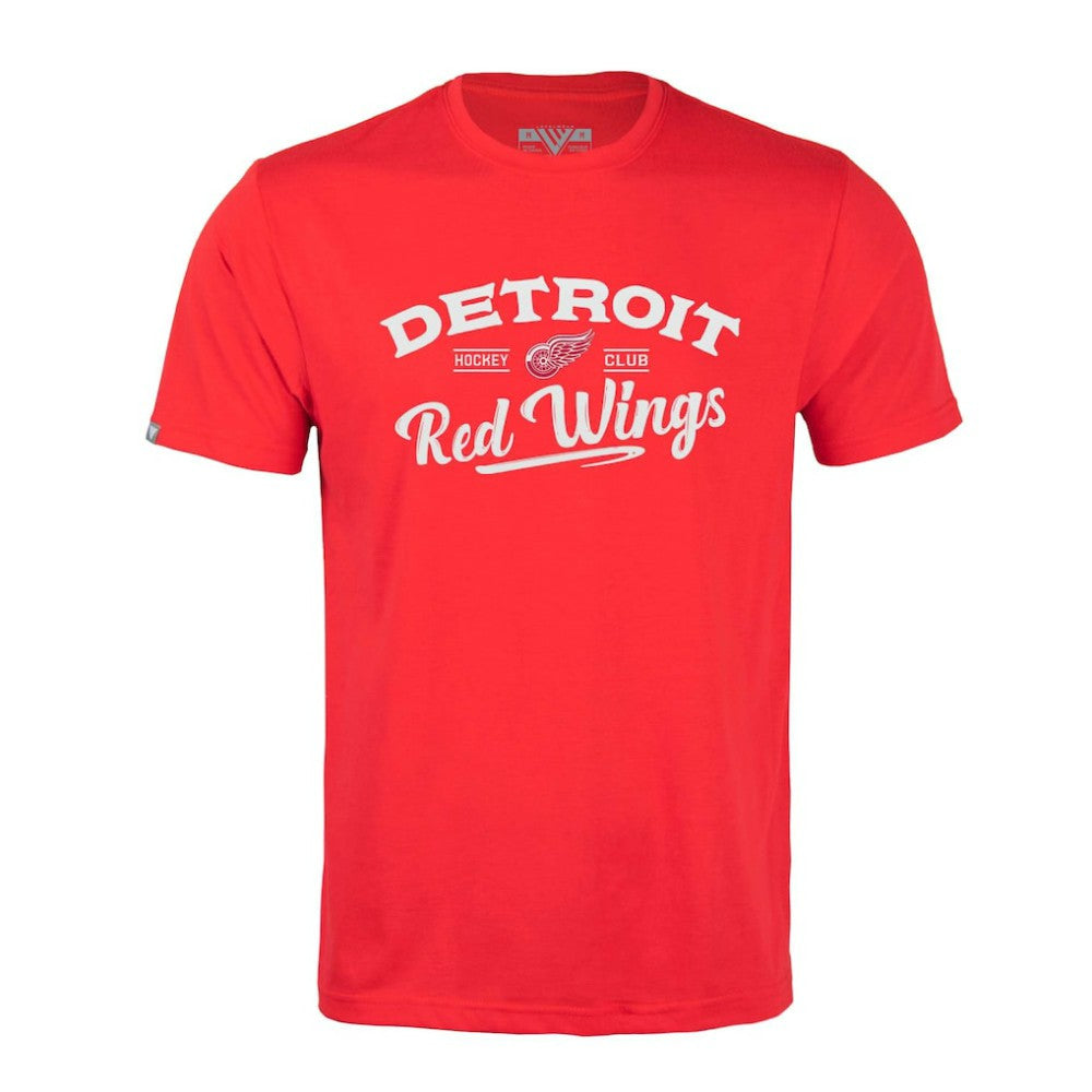 Detroit Red Wings Levelwear Richmond Ice Wall T-Shirt - Red - NHL 202039013