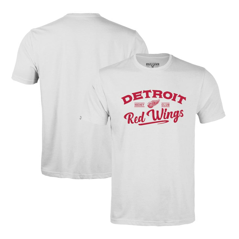 Detroit Red Wings Levelwear Richmond Ice Wall T-Shirt - White - NHL 202039022