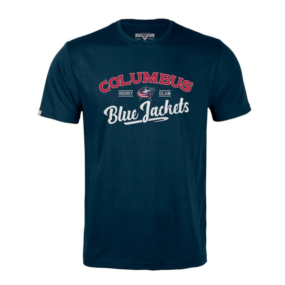 Columbus Blue Jackets Levelwear Richmond Ice Wall T-Shirt - Navy - NHL 202039029