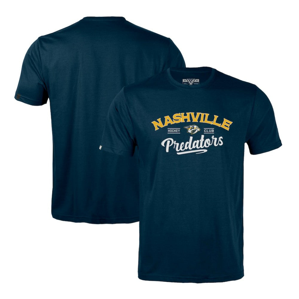 Nashville Predators Levelwear Richmond Ice Wall T-Shirt - Navy - NHL 202039034