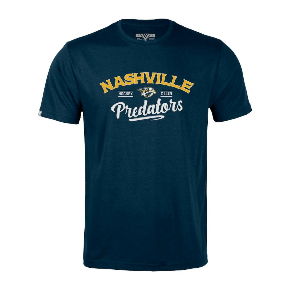 Nashville Predators Levelwear Richmond Ice Wall T-Shirt - Navy - NHL 202039034