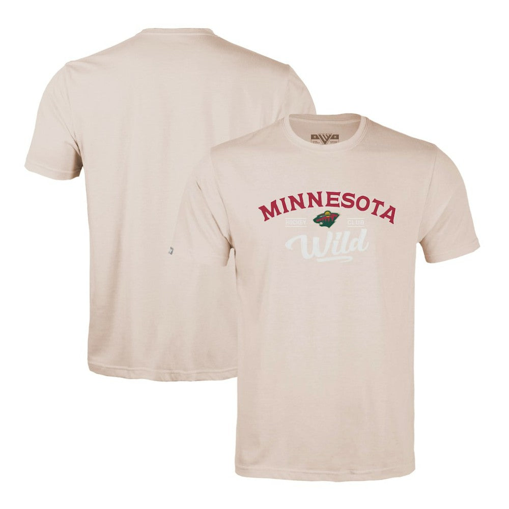 Minnesota Wild Levelwear Richmond Ice Wall T-Shirt - Khaki - NHL 202039035