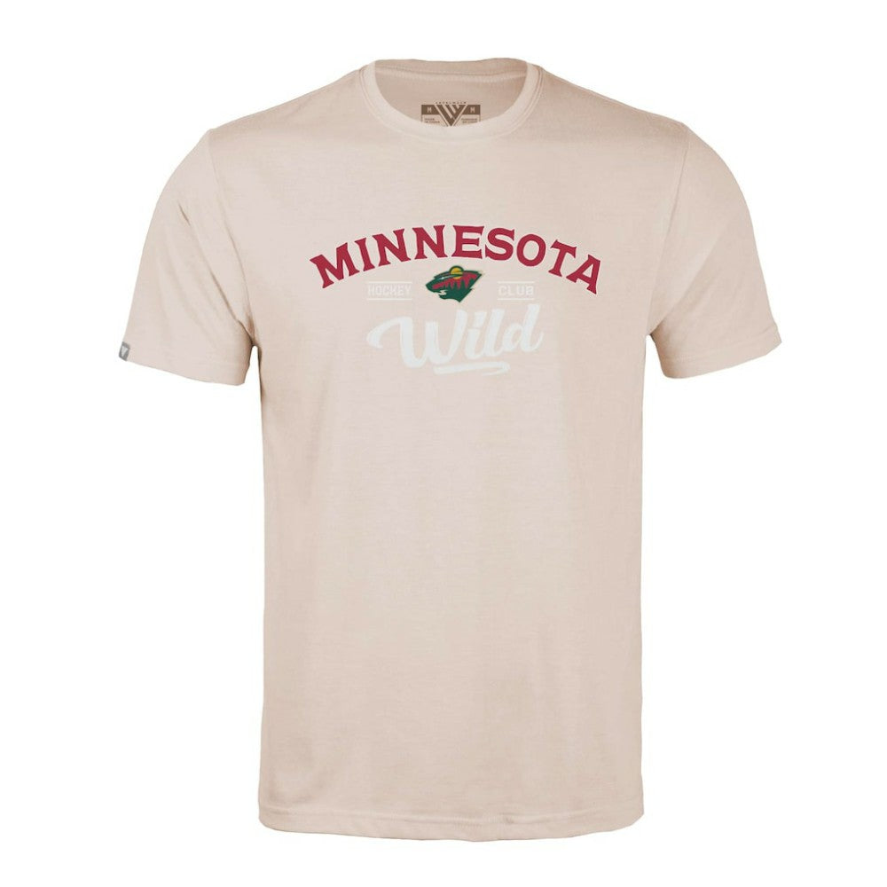 Minnesota Wild Levelwear Richmond Ice Wall T-Shirt - Khaki - NHL 202039035