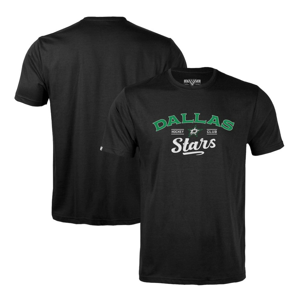 Dallas Stars Levelwear Richmond Ice Wall T-Shirt - Black - NHL 202039049
