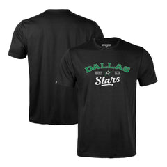 Dallas Stars Levelwear Richmond Ice Wall T-Shirt - Black - NHL 202039049