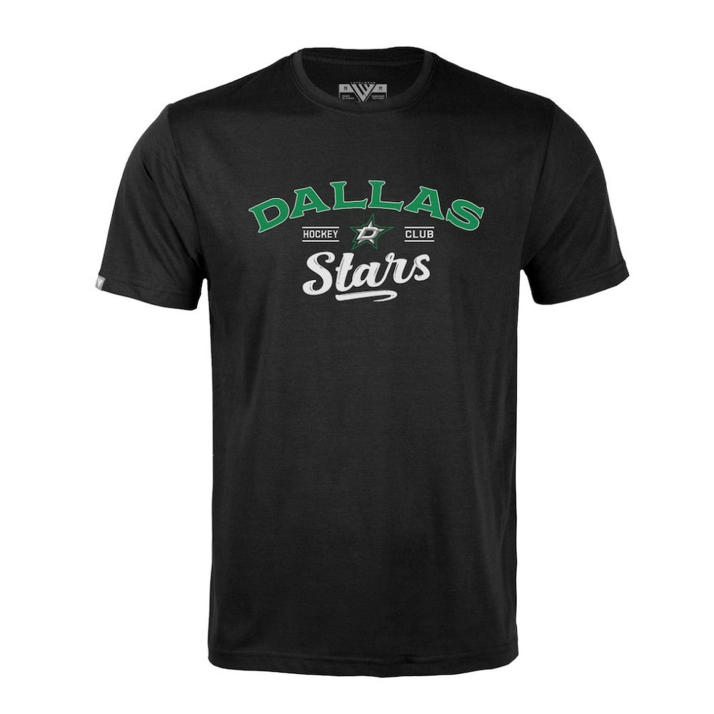 Dallas Stars Levelwear Richmond Ice Wall T-Shirt - Black - NHL 202039049