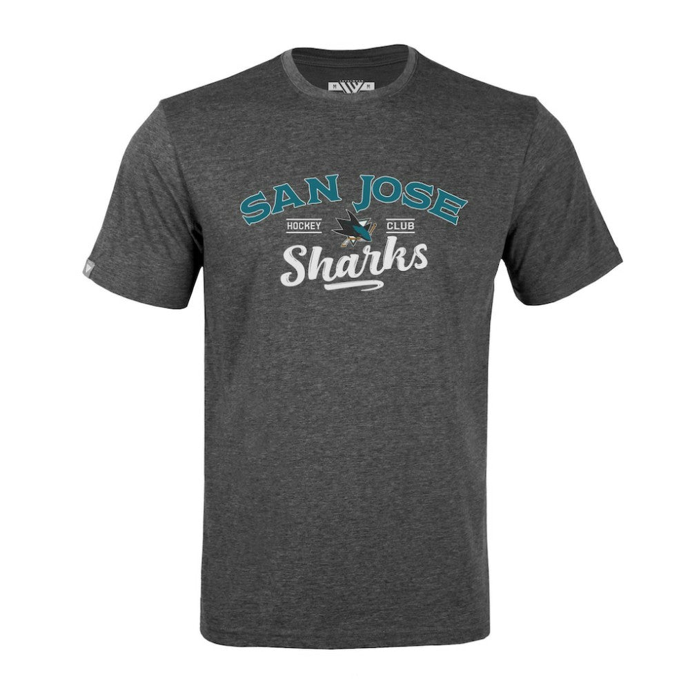 San Jose Sharks Levelwear Richmond Ice Wall T-Shirt - Gray - NHL 202039051