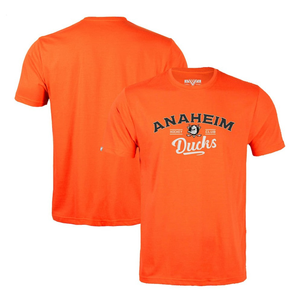 Anaheim Ducks Levelwear Richmond Ice Wall T-Shirt - Orange - NHL 202039054