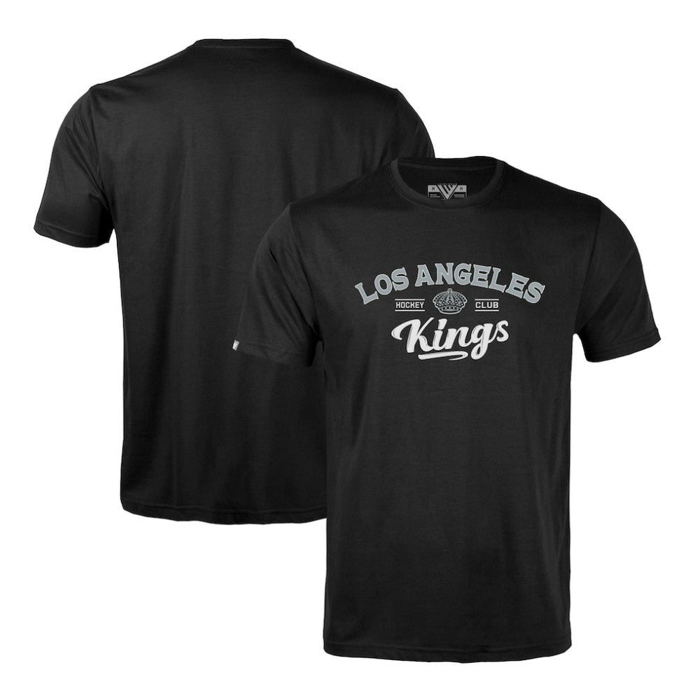 Los Angeles Kings Levelwear Richmond Ice Wall T-Shirt - Black - NHL 202039055
