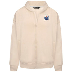 Edmonton Oilers Levelwear Uphill Stained Glass Full-Zip Hoodie Jacket - Khaki - NHL 202039337