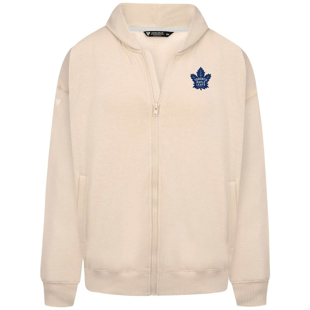 Toronto Maple Leafs Levelwear Uphill Stained Glass Full-Zip Hoodie Jacket - Khaki - NHL 202039341