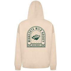 Minnesota Wild Levelwear Uphill Stained Glass Full-Zip Hoodie Jacket - Khaki - NHL 202039347