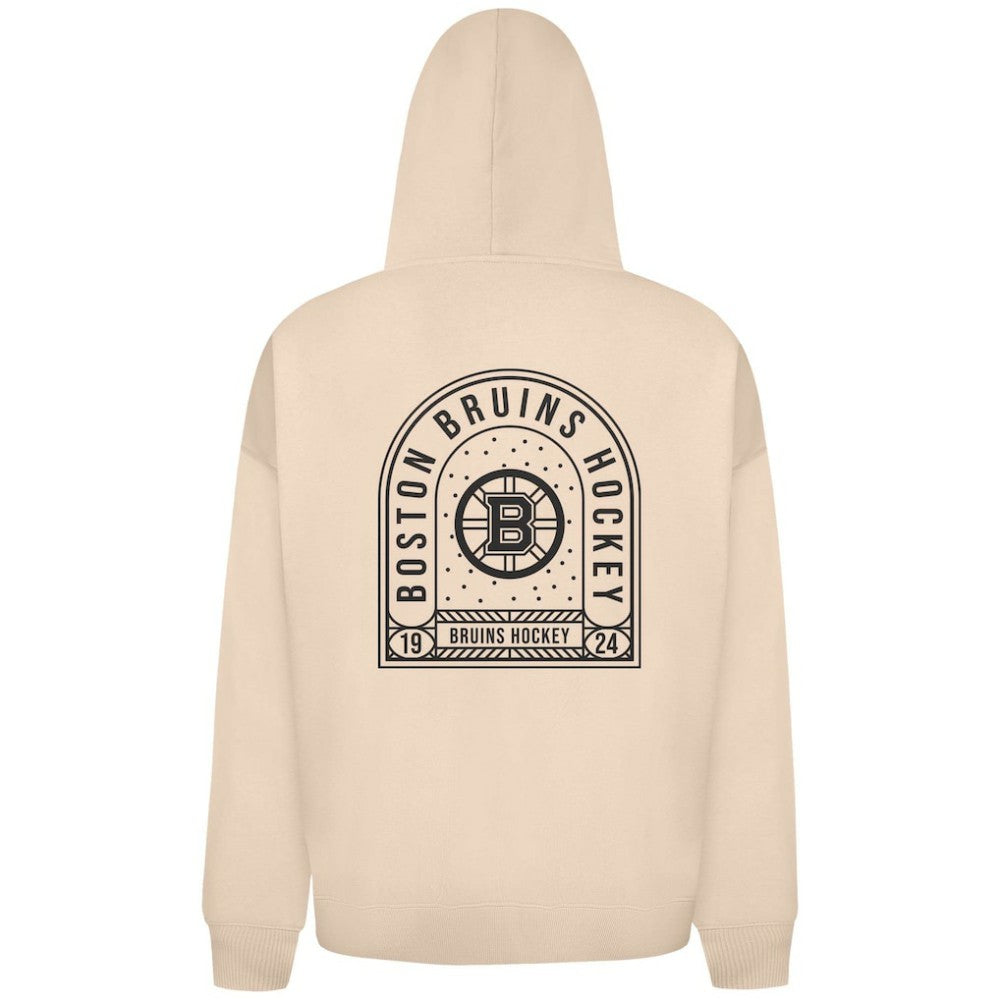 Boston Bruins Levelwear Uphill Stained Glass Full-Zip Hoodie Jacket - Khaki - NHL 202039348