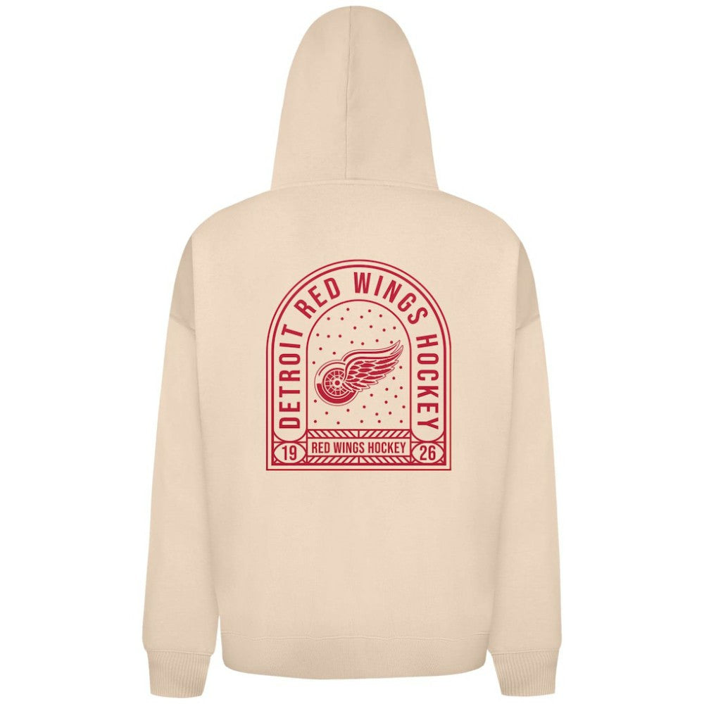 Detroit Red Wings Levelwear Uphill Stained Glass Full-Zip Hoodie Jacket - Khaki - NHL 202039349