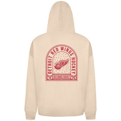Detroit Red Wings Levelwear Uphill Stained Glass Full-Zip Hoodie Jacket - Khaki - NHL 202039349