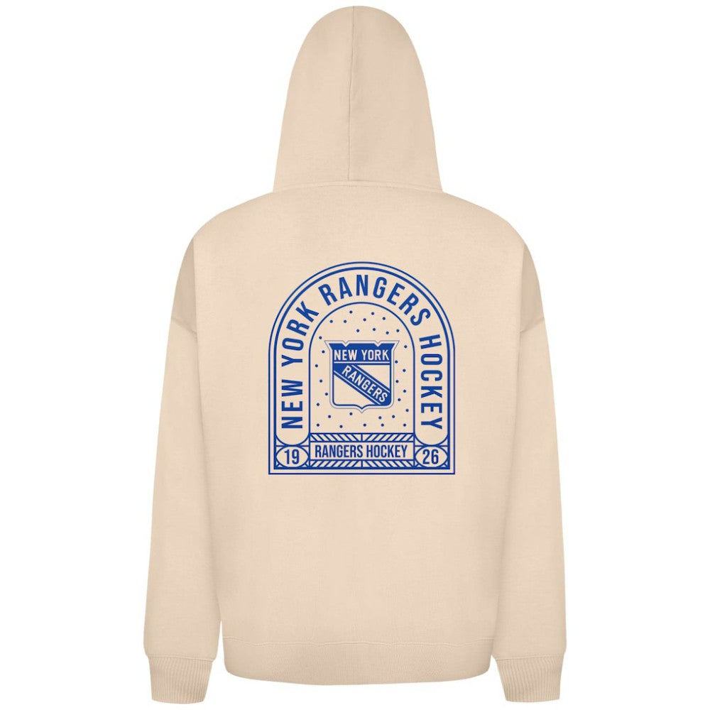 New York Rangers Levelwear Uphill Stained Glass Full-Zip Hoodie Jacket - Khaki - NHL 202039350