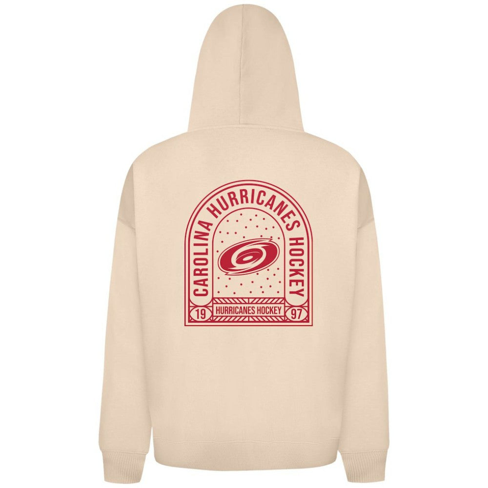 Carolina Hurricanes Levelwear Uphill Stained Glass Full-Zip Hoodie Jacket - Khaki - NHL 202039351