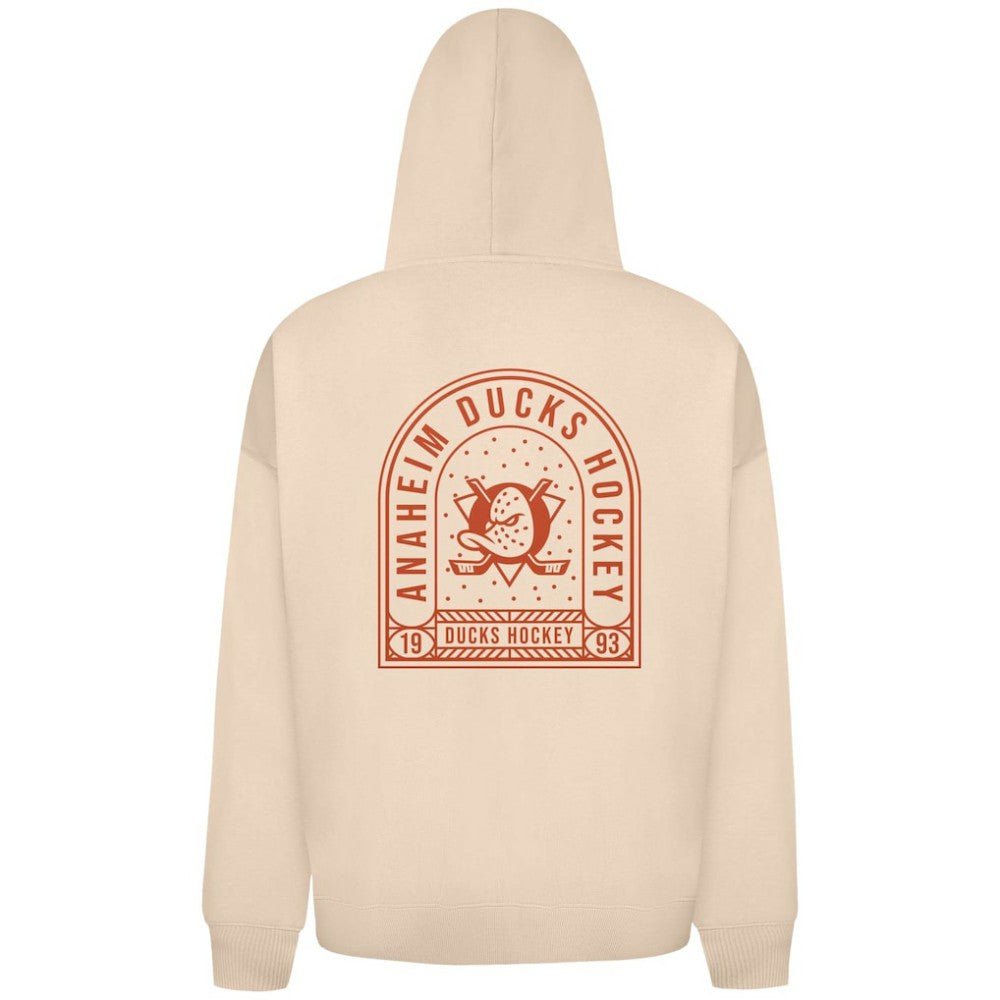Anaheim Ducks Levelwear Uphill Stained Glass Full-Zip Hoodie Jacket - Khaki - NHL 202039352