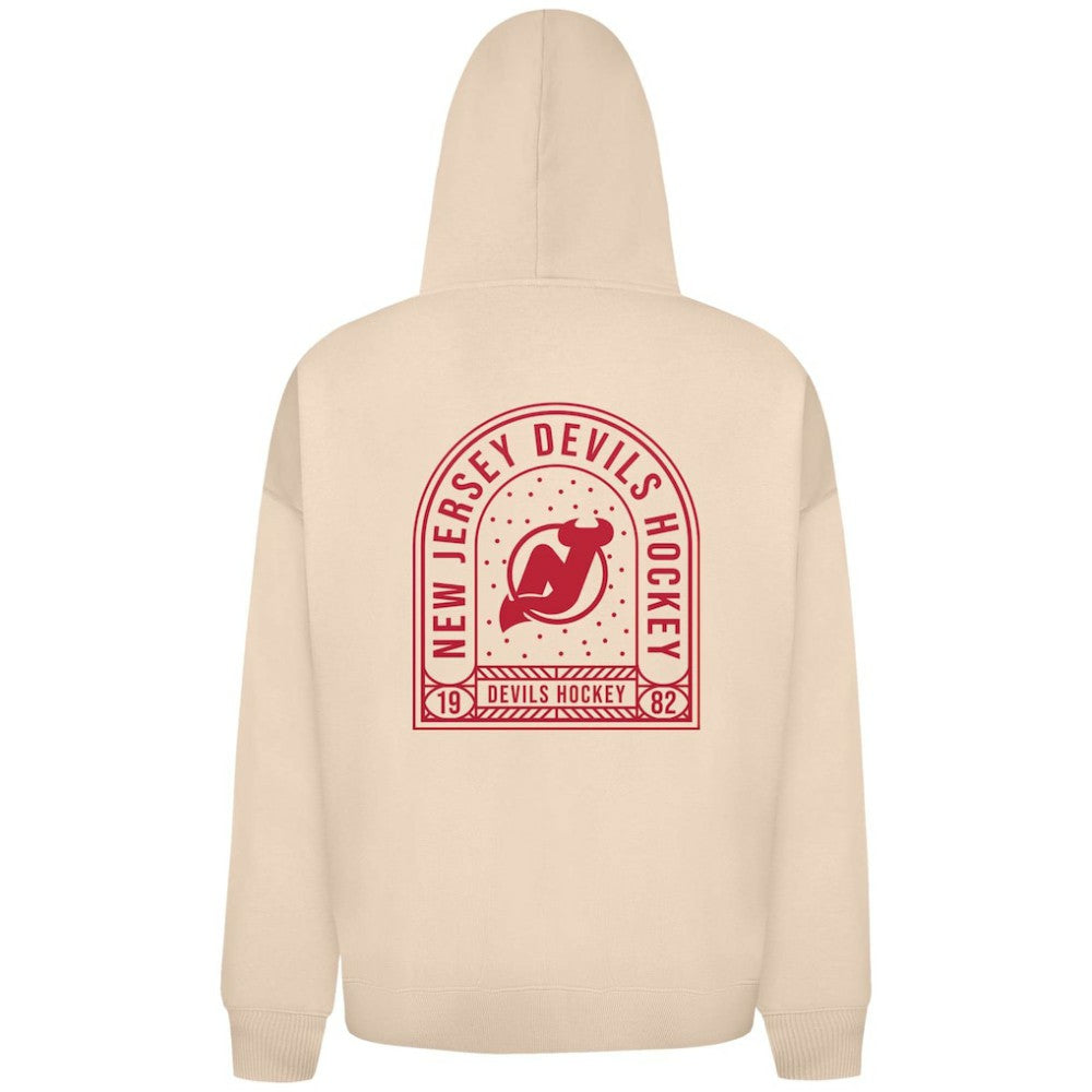 New Jersey Devils Levelwear Uphill Stained Glass Full-Zip Hoodie Jacket - Khaki - NHL 202039354