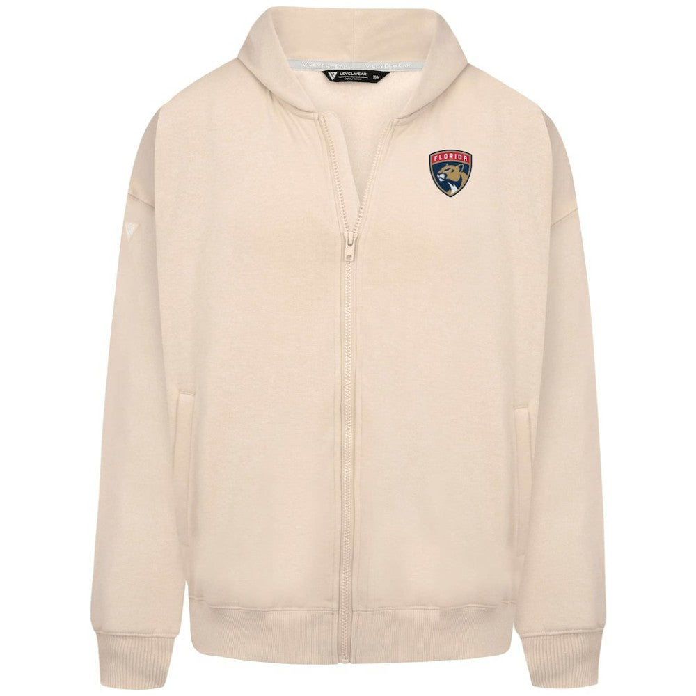 Florida Panthers Levelwear Uphill Stained Glass Full-Zip Hoodie Jacket - Khaki - NHL 202039355