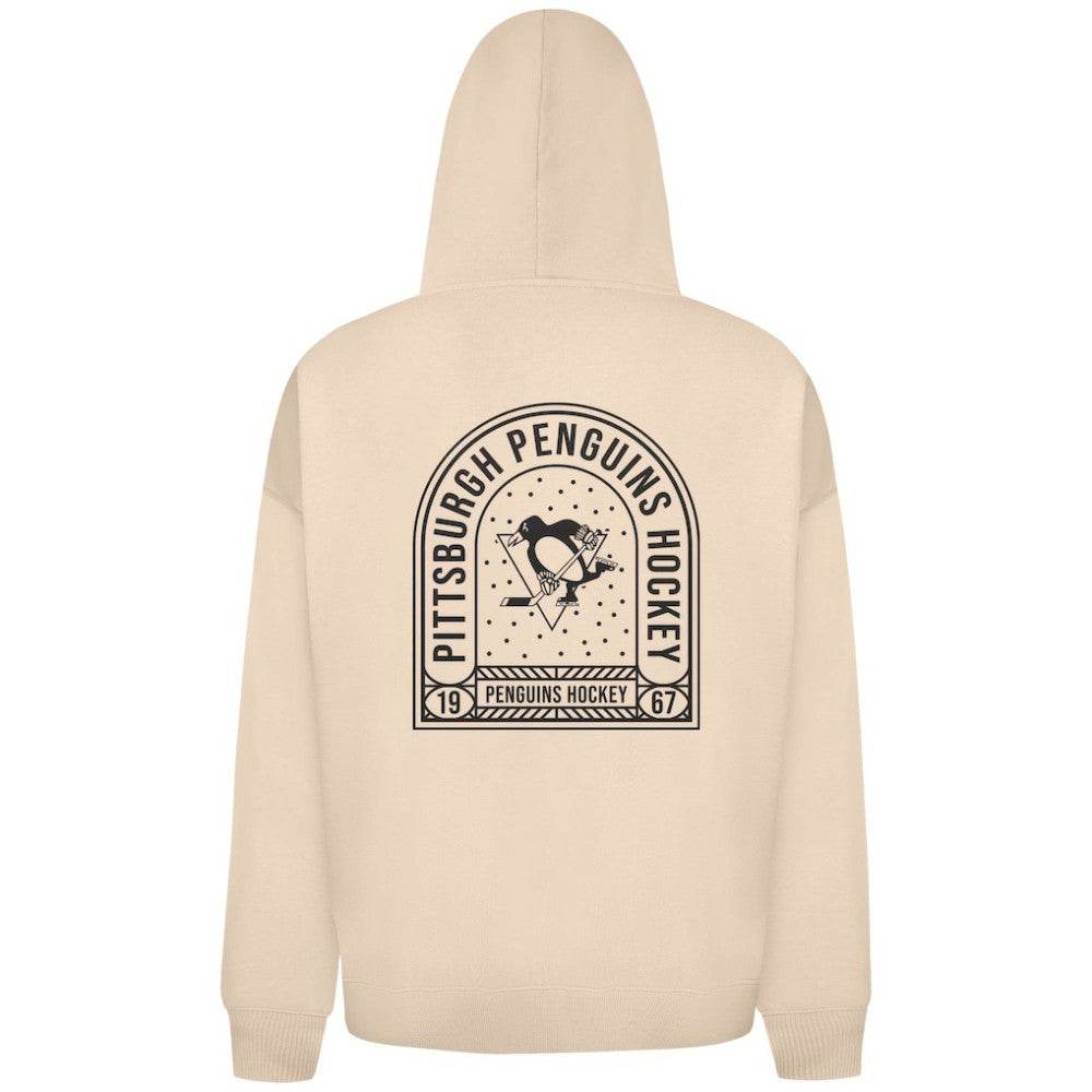 Pittsburgh Penguins Levelwear Uphill Stained Glass Full-Zip Hoodie Jacket - Khaki - NHL 202039360