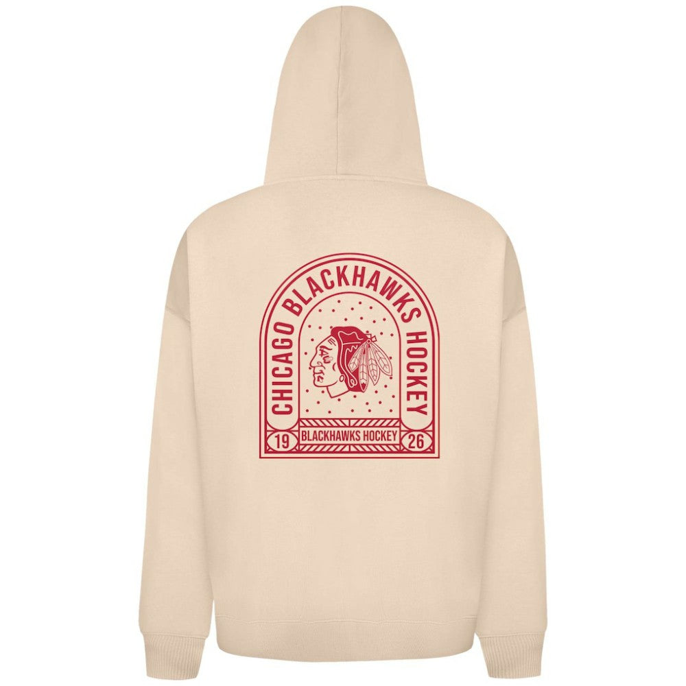 Chicago Blackhawks Levelwear Uphill Stained Glass Full-Zip Hoodie Jacket - Khaki - NHL 202039362
