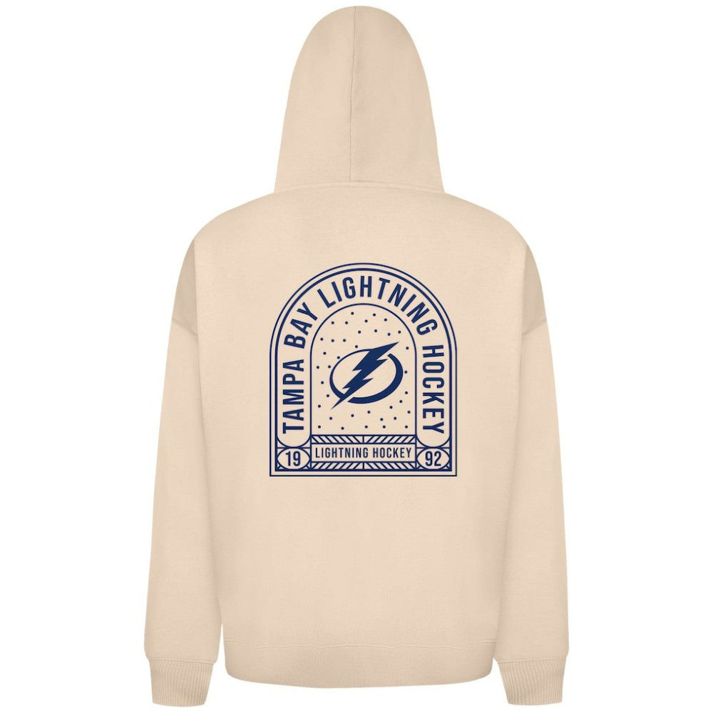 Tampa Bay Lightning Levelwear Uphill Stained Glass Full-Zip Hoodie Jacket - Khaki - NHL 202039366