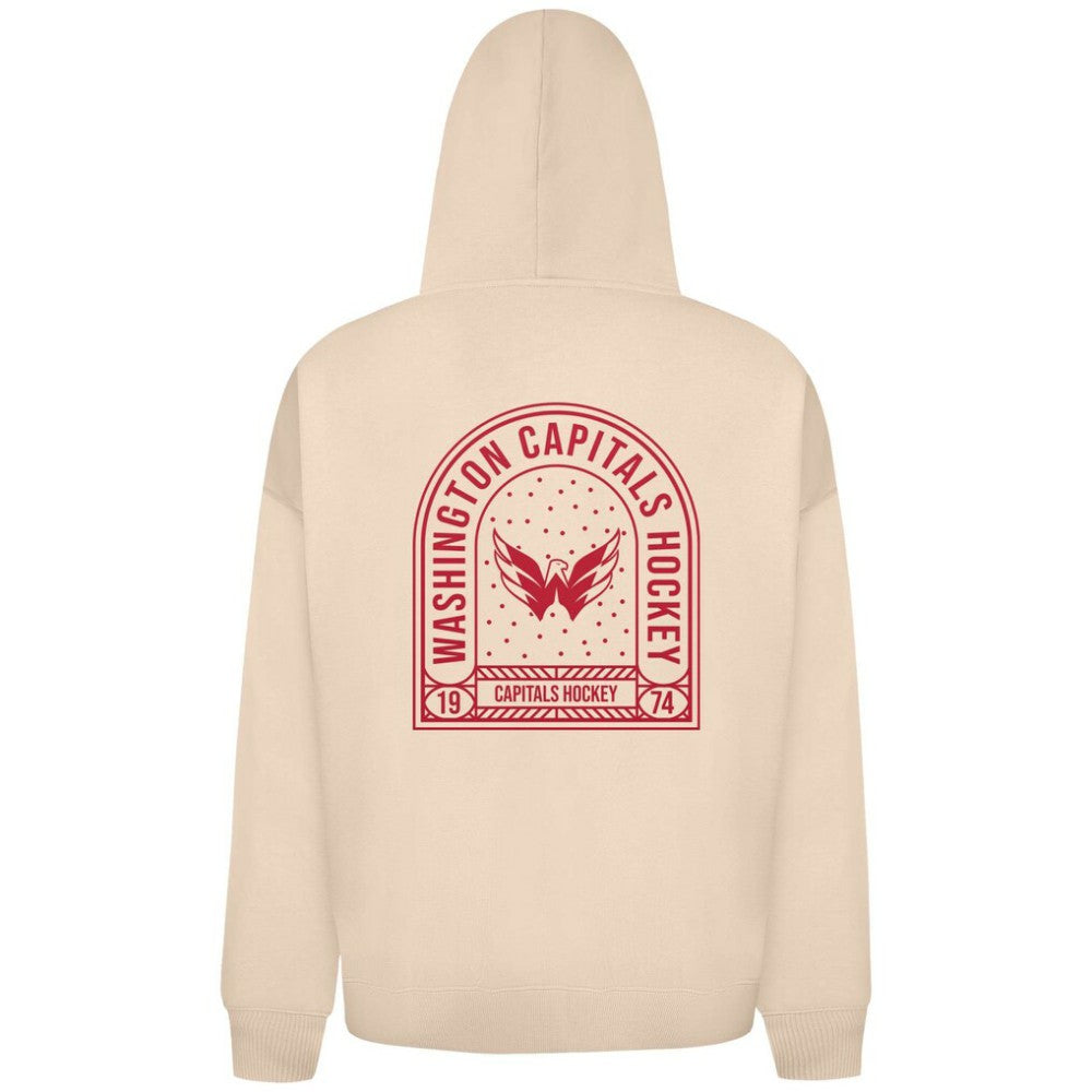 Washington Capitals Levelwear Uphill Stained Glass Full-Zip Hoodie Jacket - Khaki - NHL 202039367