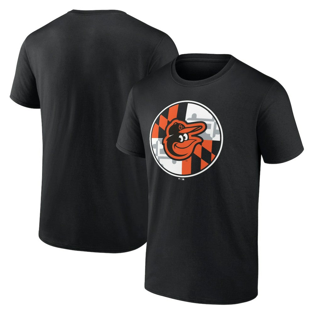 Baltimore Orioles Flag T-Shirt - Black - MLB Sale