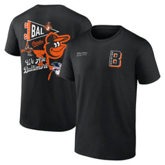 Baltimore Orioles Split Zone T-Shirt - Black - MLB on Sale