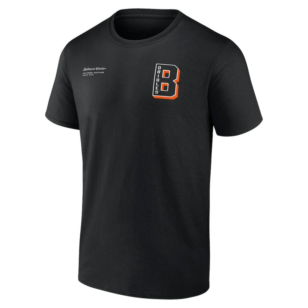 Baltimore Orioles Split Zone T-Shirt - Black - MLB on Sale