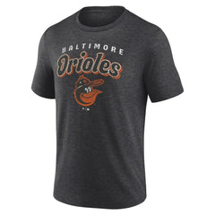 Baltimore Orioles Wonderment Tri-Blend T-Shirt - Charcoal - MLB Discount