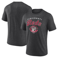 Cincinnati Reds Wonderment Tri-Blend T-Shirt - Charcoal - MLB Online