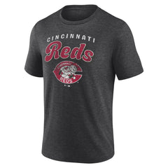 Cincinnati Reds Wonderment Tri-Blend T-Shirt - Charcoal - MLB Online