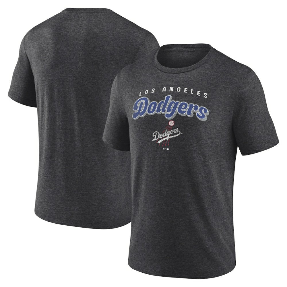 Los Angeles Dodgers Wonderment Tri-Blend T-Shirt - Charcoal - MLB Sale