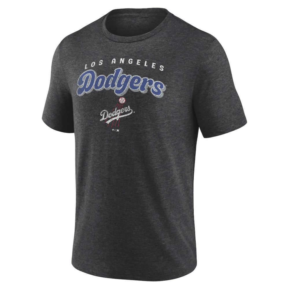 Los Angeles Dodgers Wonderment Tri-Blend T-Shirt - Charcoal - MLB Sale