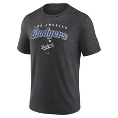 Los Angeles Dodgers Wonderment Tri-Blend T-Shirt - Charcoal - MLB Sale