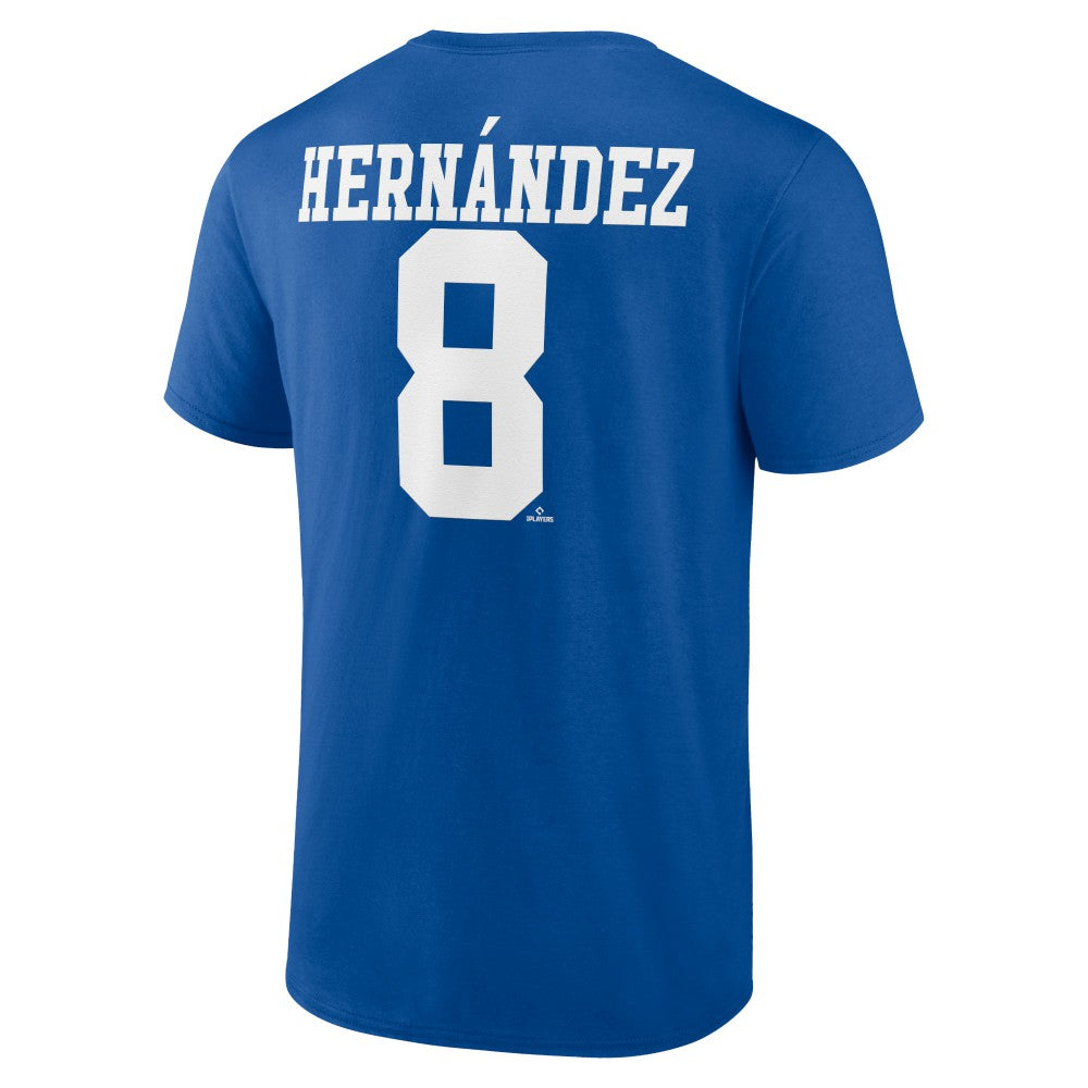 Enrique Hernandez Los Angeles Dodgers Icon Player Name & Number T-Shirt - Royal - MLB Lifestyle