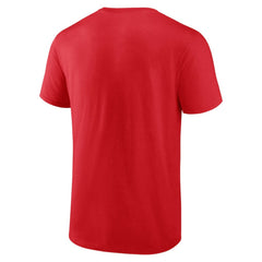 Philadelphia Phillies Stacked Baseball T-Shirt - Red - MLB Discount