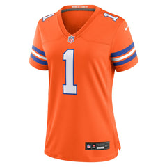 Nike Jason Elam Denver Broncos Women's Mile High Collection 1977 Throwback Retired Player Game Jersey Orange