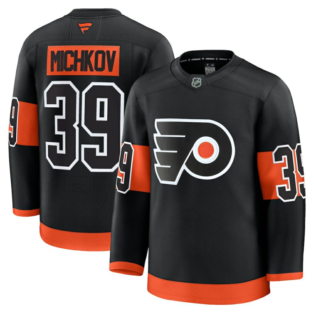 Matvei Michkov Philadelphia Flyers Fanatics Alternate Premium Jersey - Black - NHL 202048376