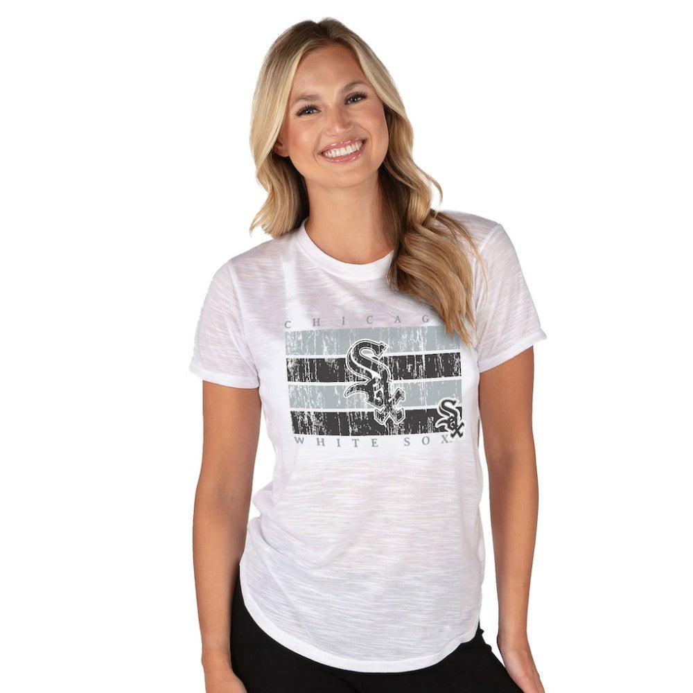 Chicago White Sox Concepts Sport Women's Infuse Knit Top - White - MLB on Sale