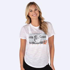 Baltimore Orioles Concepts Sport Women's Infuse Knit Top - White - MLB on Sale