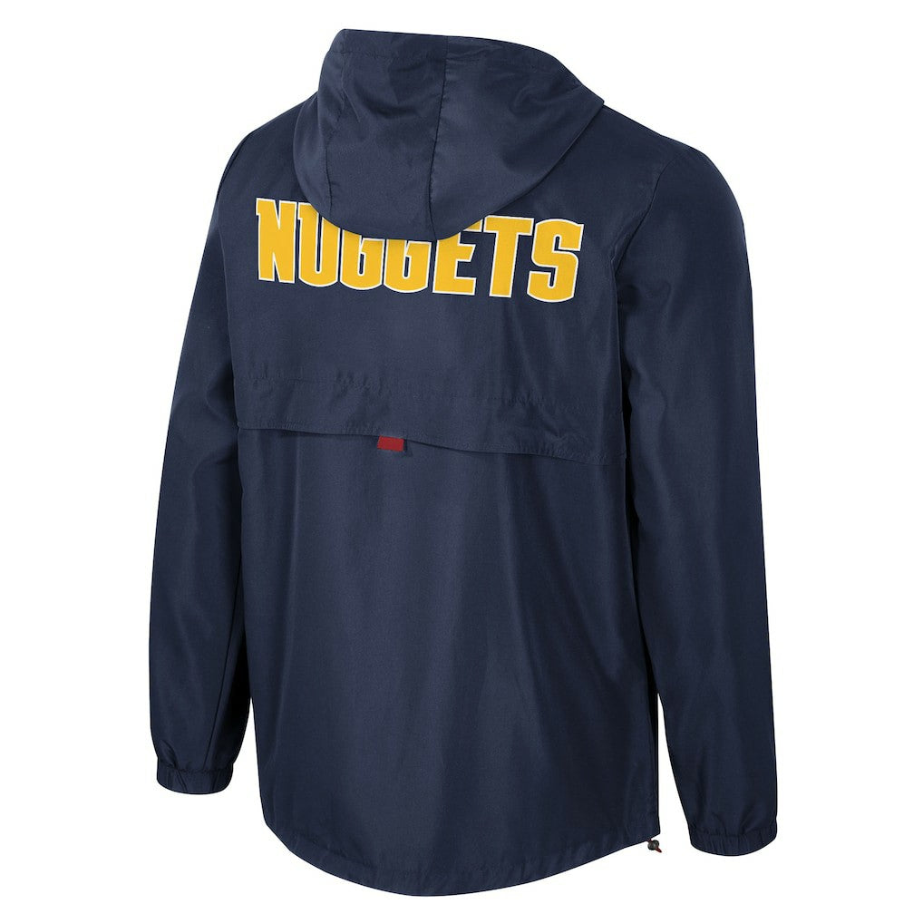 Denver Nuggets Stadium Essentials Unisex Compete Quarter-Zip Windbreaker Jacket Navy